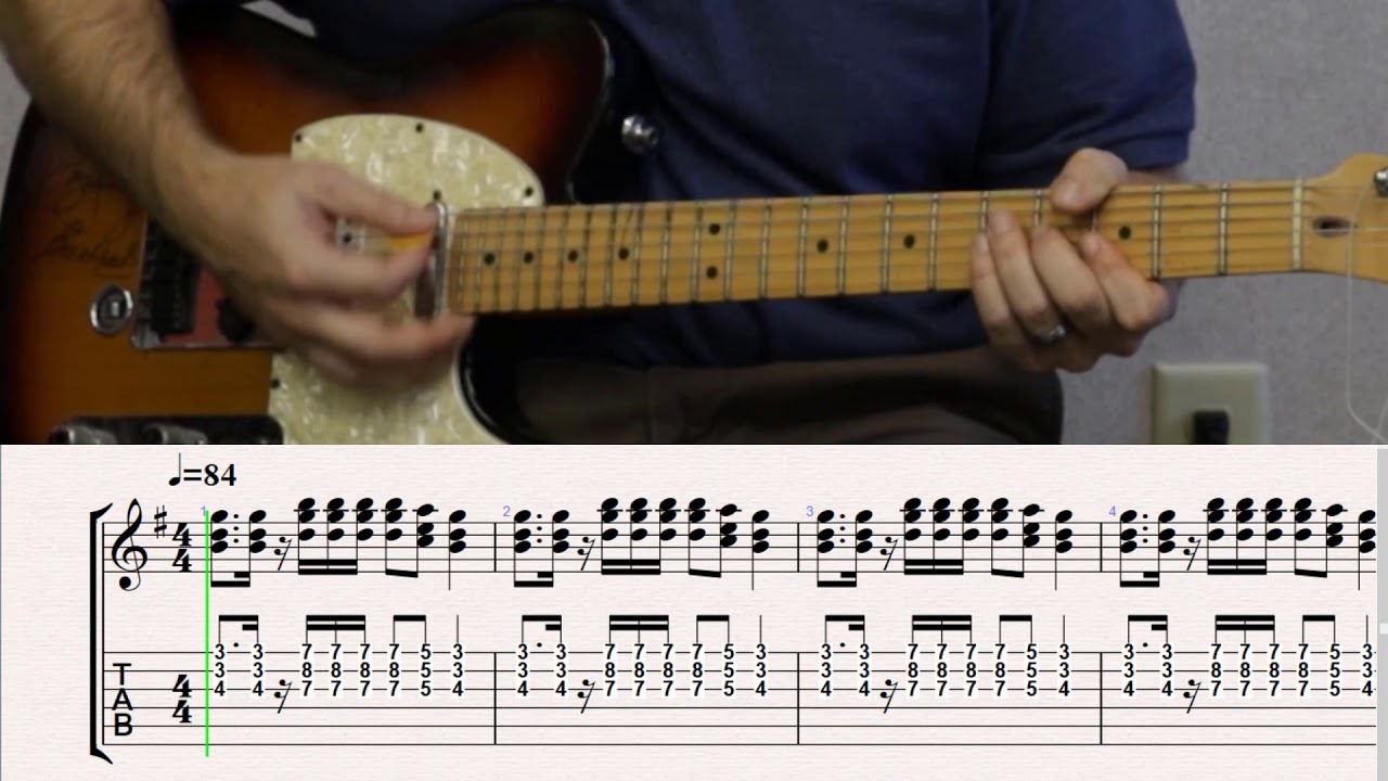 Soul Man Verse Play-a-long only for Guitar with TAB