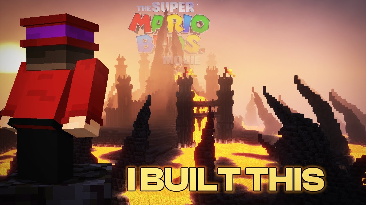 I Built Bowser's Island in Minecraft...