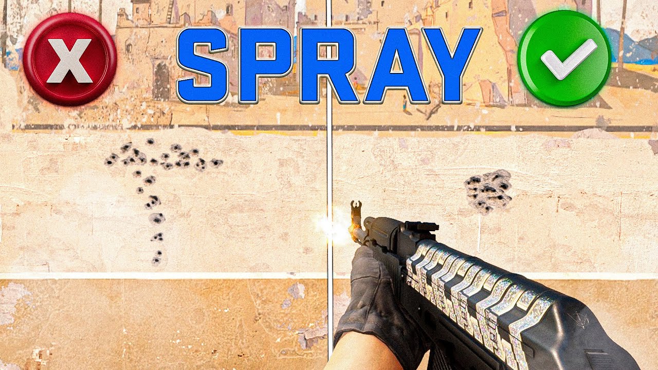 COMO MELHORAR SEU SPRAY e FICAR BOM no CS2  / Dicas para AUMENTAR sua PRECISÃO no CS / RECOIL MASTER