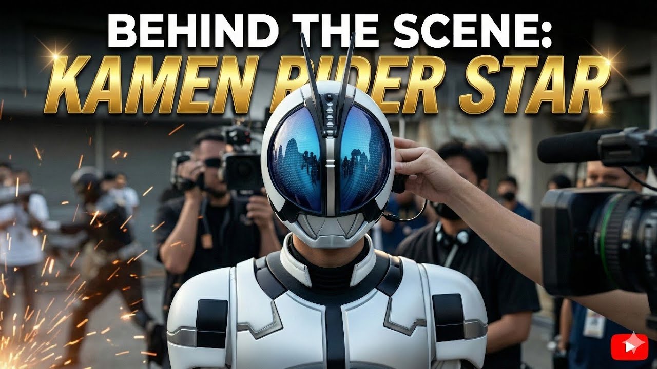 Behind the scene Kamen rider star of the zodiak series 