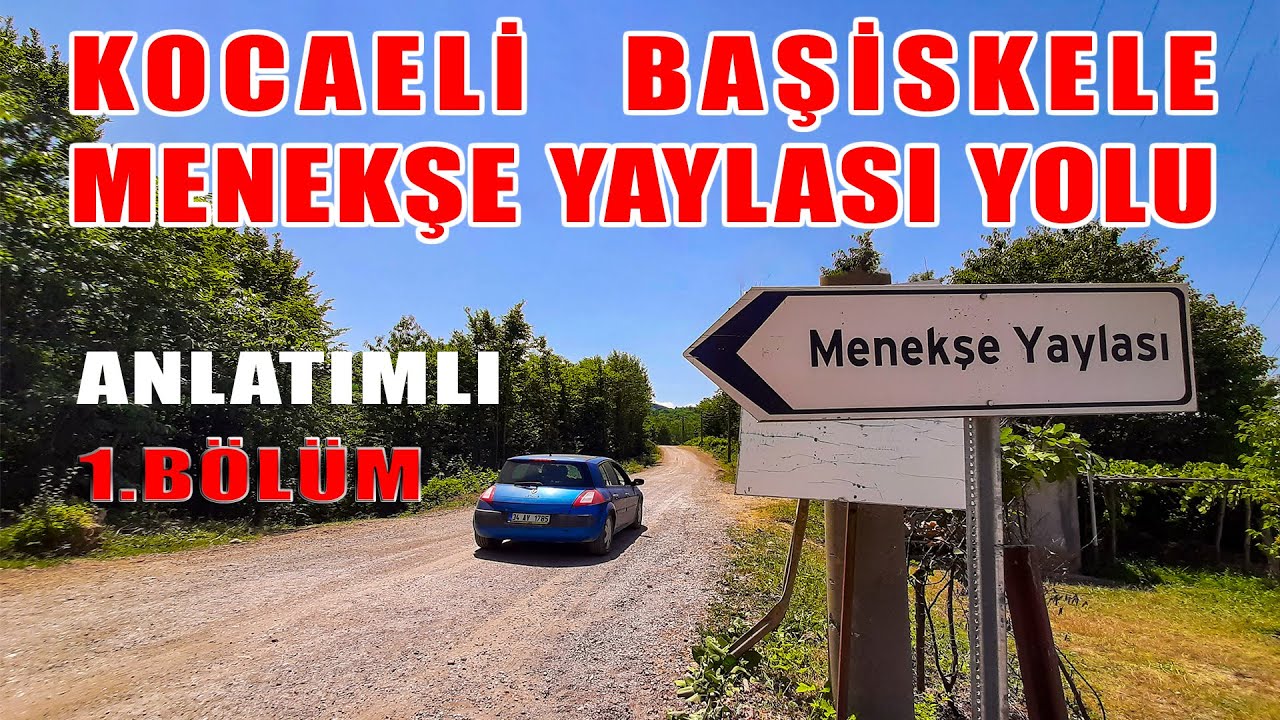 Menekşe Yaylası Yolu 1. Bölüm Kocaeli Başiskele Gezilecek yerler Subatum Kurudere Elmalı  #kocaeli