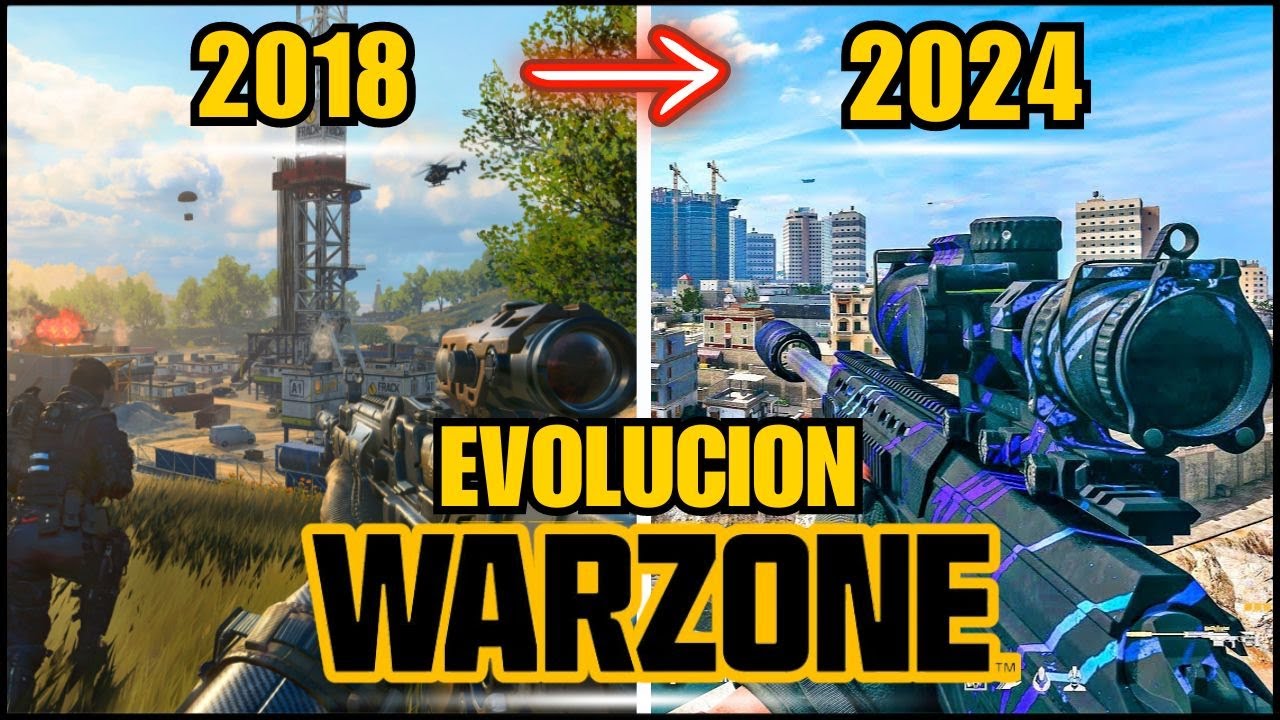 La EVOLUCION de WARZONE (2018 - 2024)
