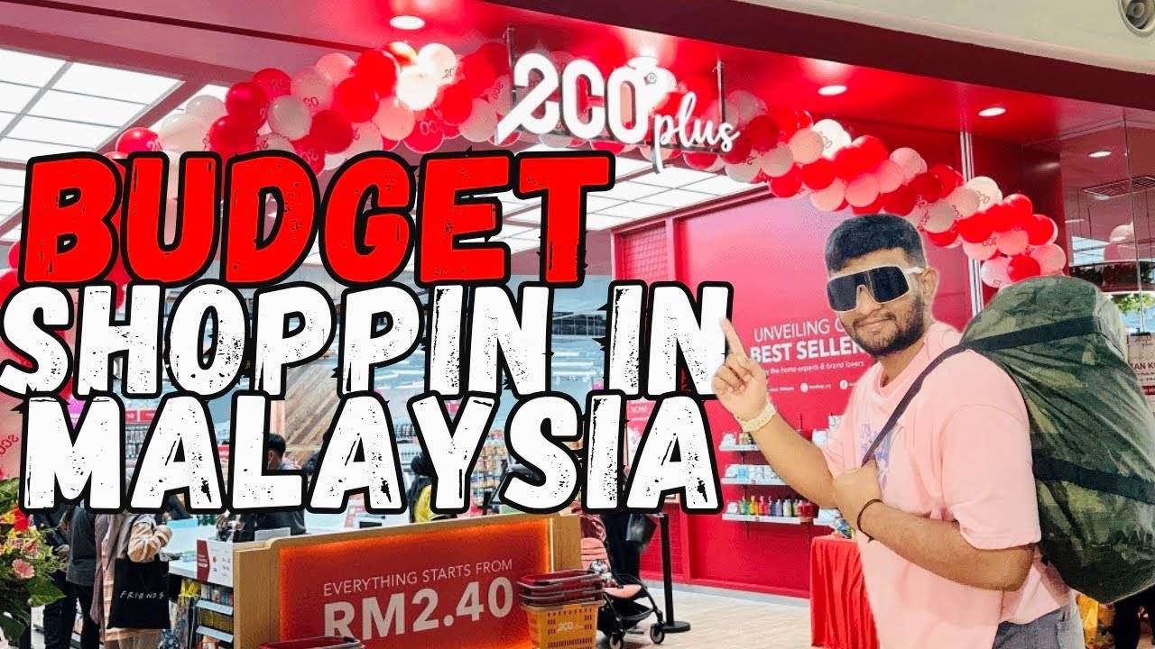 Budget Shop in Malaysia Malayalam vlog RM2 Shop in Kuala Lumpur | Shopping Vlog Malaysia | Eco plus