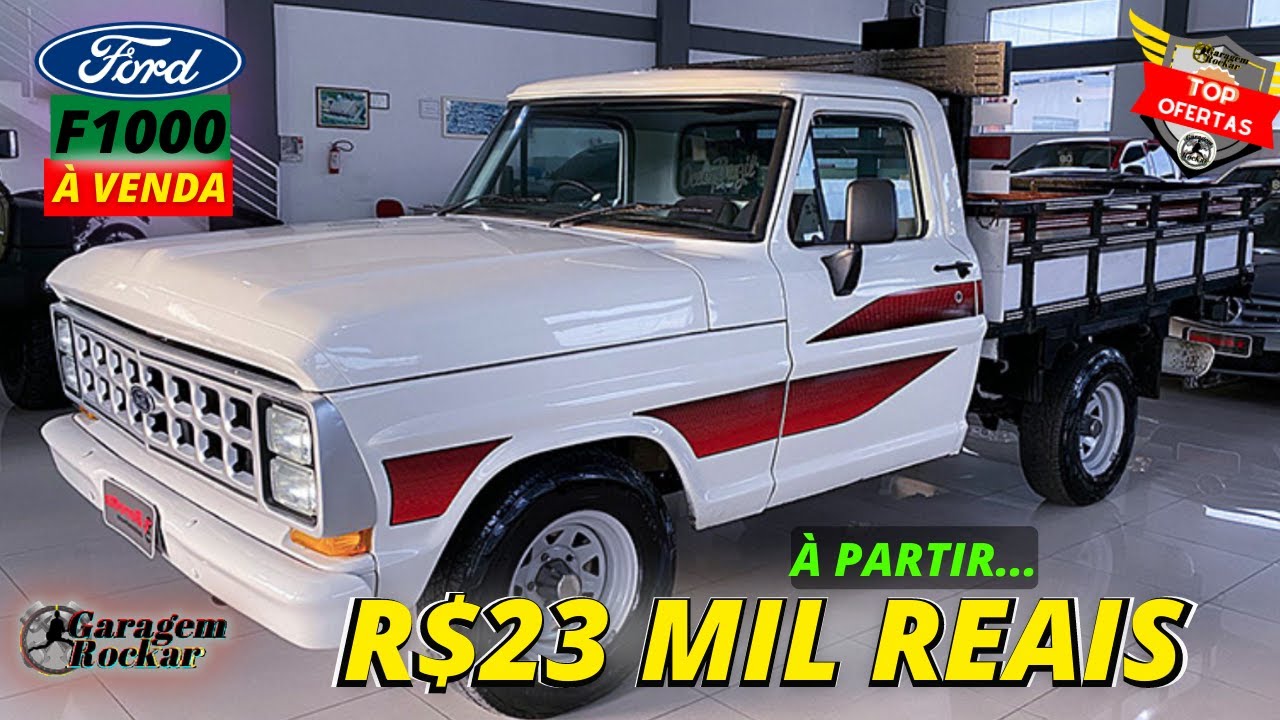 FORD F1000 carroceria de madeira a venda! [&Agrave; PARTIR DE 23 MIL!] Top Ofertas Rockar! #fordf1000 #olx