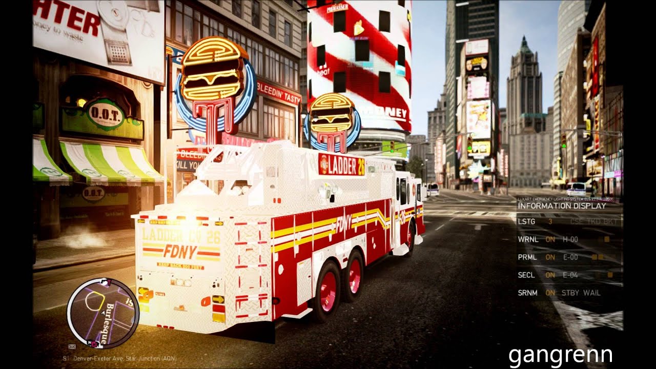 GTA4:EFLC - [REL] FDNY EQ2B siren (& realistic air horn) V2.0 (update)