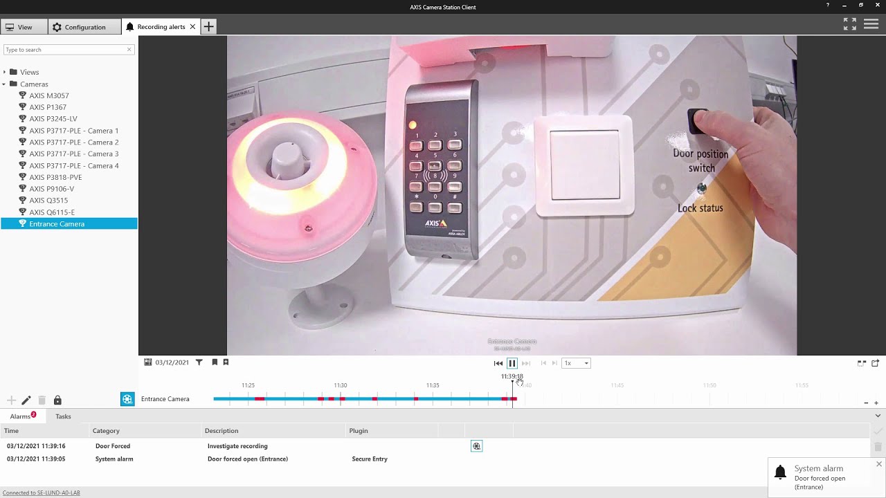 AXIS Camera Station – Integrating the AXIS D4100-E Strobe Siren