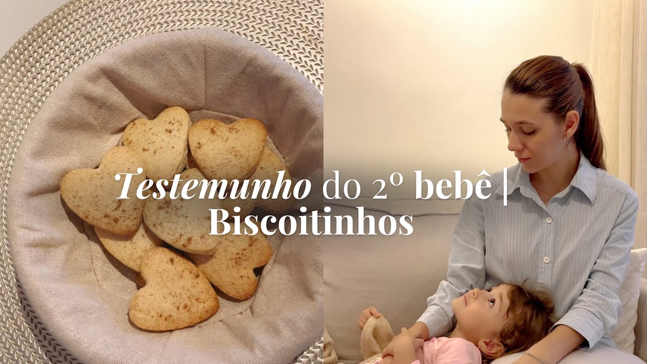 Eu NÃO queria mais FILHOS mas DEUS MUDOU TUDO! | Receita de BISCOITOS 🍪 