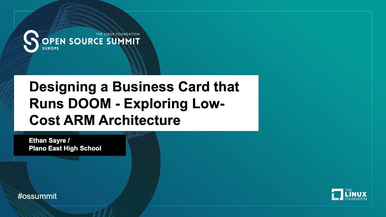 Designing a Business Card that Runs DOOM - Exploring Low-Cost ARM Architecture - Ethan Sayre