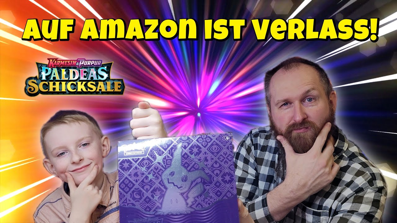 🚚 Auf AMAZON ist verlass 🚚 Paldeas Schicksale Top Trainer Box kann sich sehen lassen!