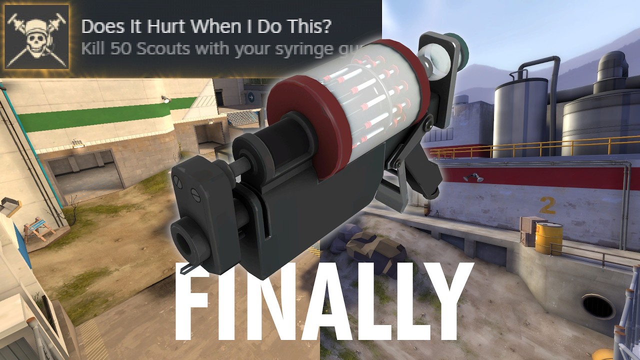 Does it hurt when I do this?! - Finally getting this hard achievement in TF2