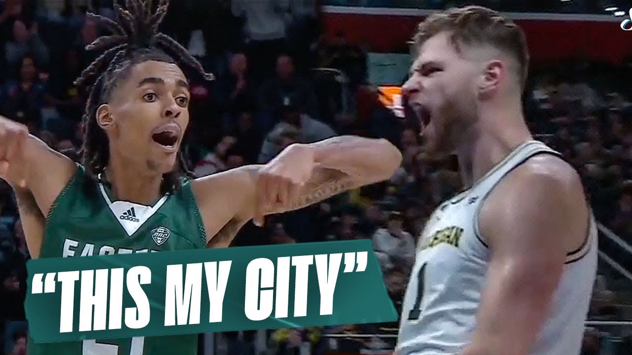 Emoni Bates & EMU Go At Hunter Dickinson & No. 22 Michigan | Full Game Highlights
