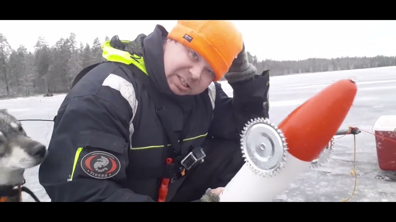 Jääraketin testaus @kala-antinmatkassa