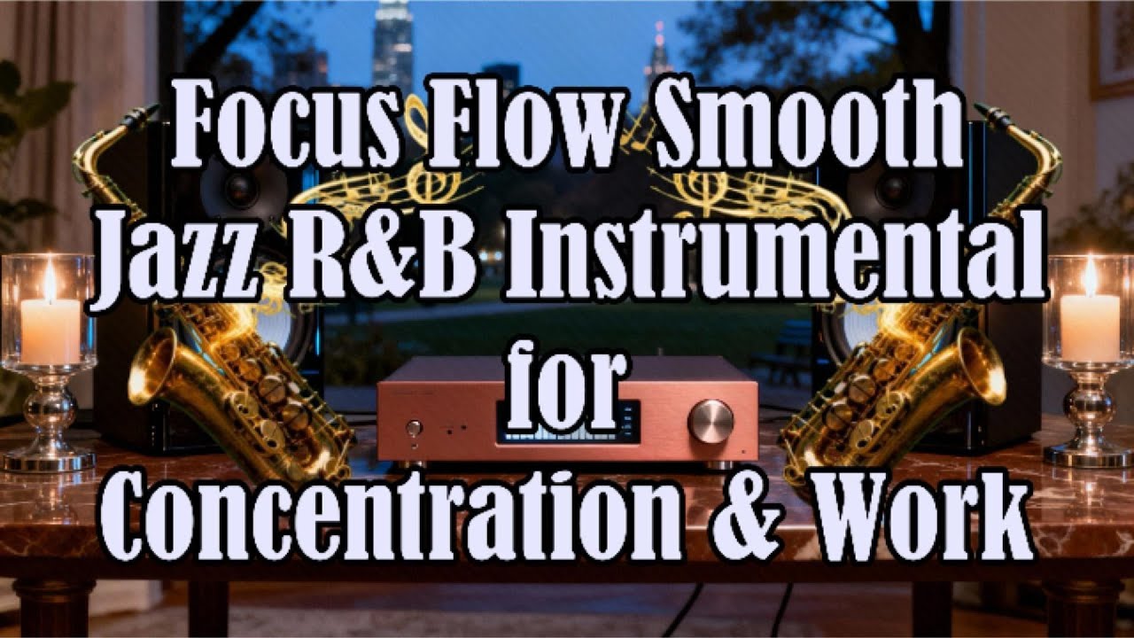Focus Flow: Smooth Jazz R&B Instrumental for Concentration & Work