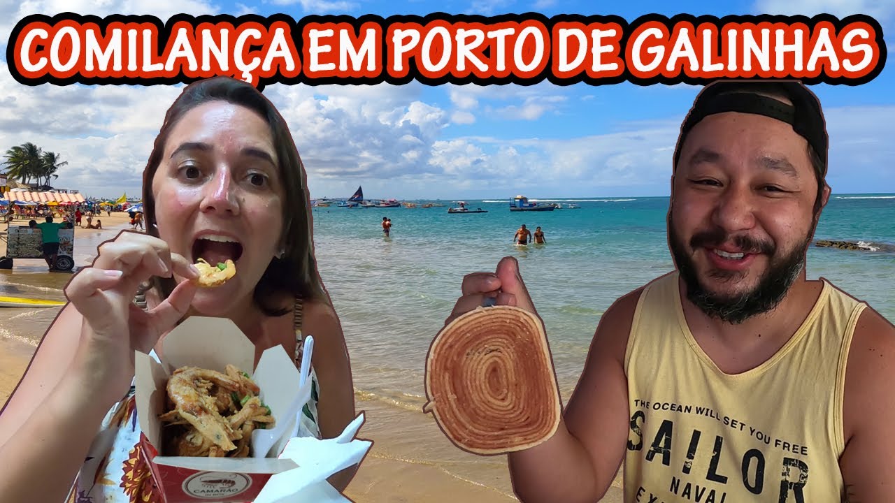 COMIDAS EM PORTO DE GALINHAS - PERNAMBUCO #Vlog