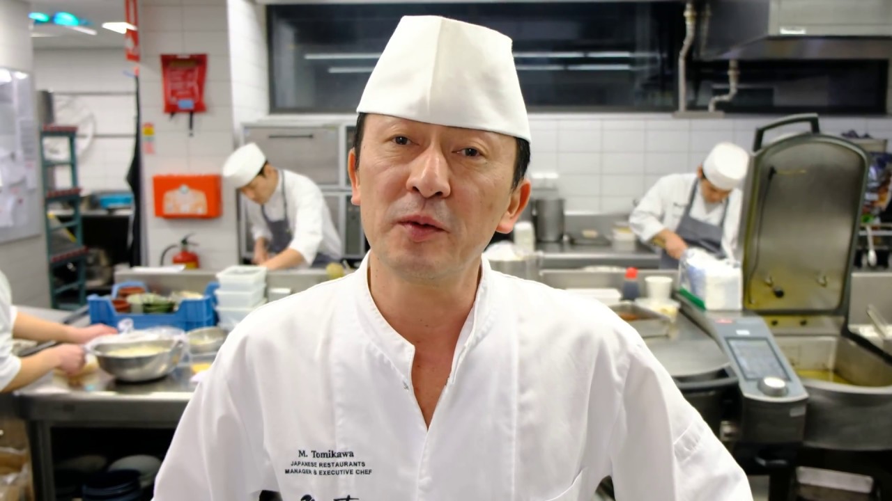 Chef Masanori Tomikawa presents his seasonal dishes at restaurant Yamazato in Amsterdam,4K