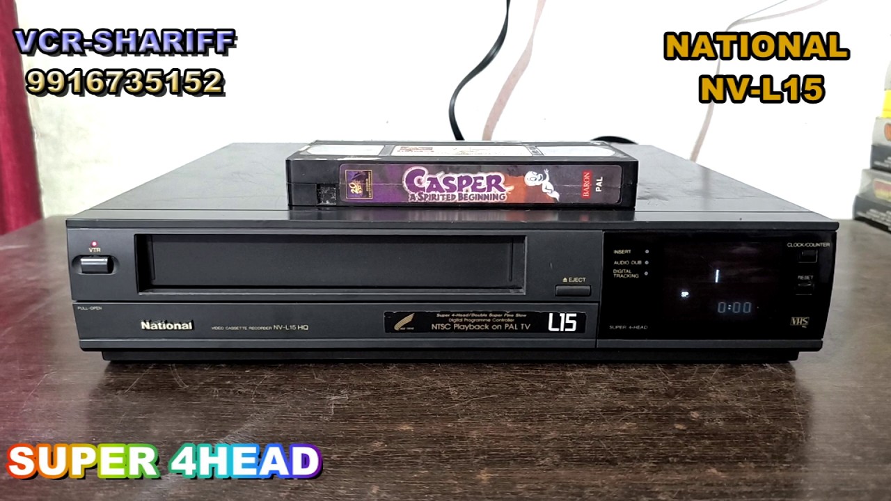 # NATIONAL  NV-L15 4HEAD FULL RUNNING CONDITION VCR FOR SALE CONTACT 9916735152