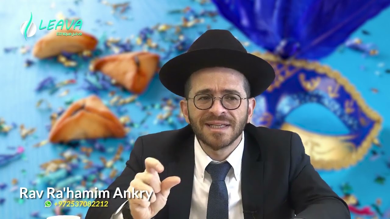 LA LECTURE DE LA MÉGUILA D'ESTHER - POURIM 2024 - RAV RA'HAMIM ANKRY