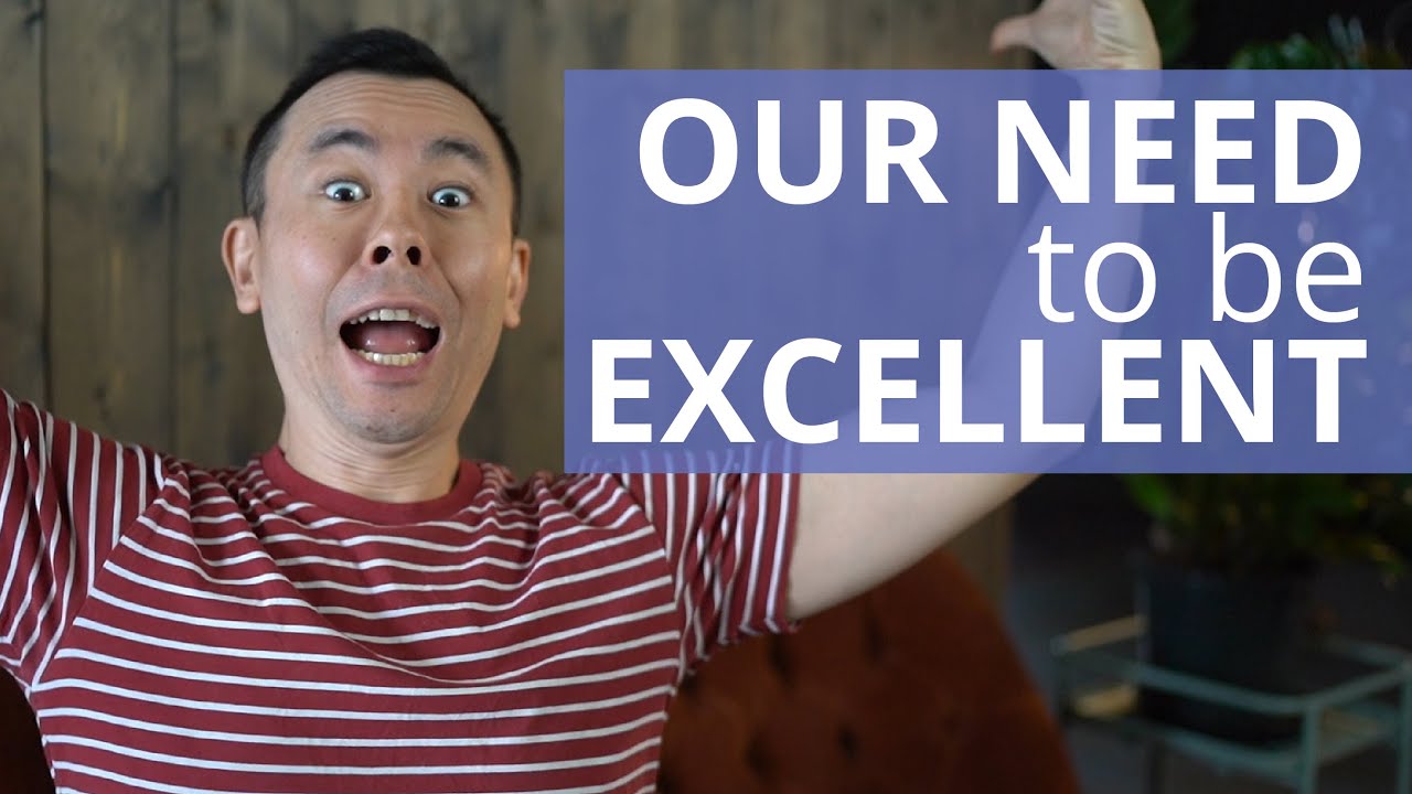 The need to be excellent prevents you from being good | Hello! Seiiti Arata 171