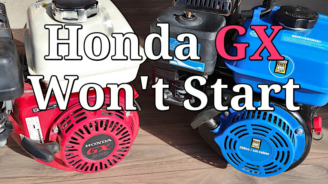 Honda GX200 не заводится — проверка искры, компрессии, электрики и карбюратора