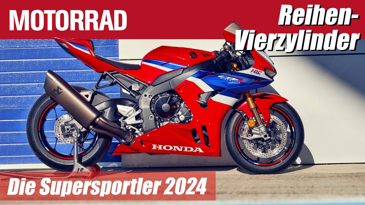 Reihen-Vierzylinder auf der EICMA: die Supersportler 2024 von Honda, Kawasaki, QJMotor und Yamaha