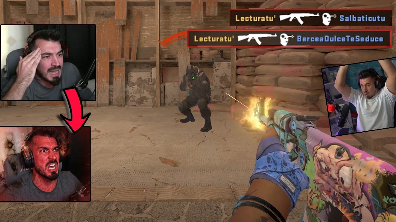 Salbaticu la inceput VS la FINAL pe CS 2V2 😂😂