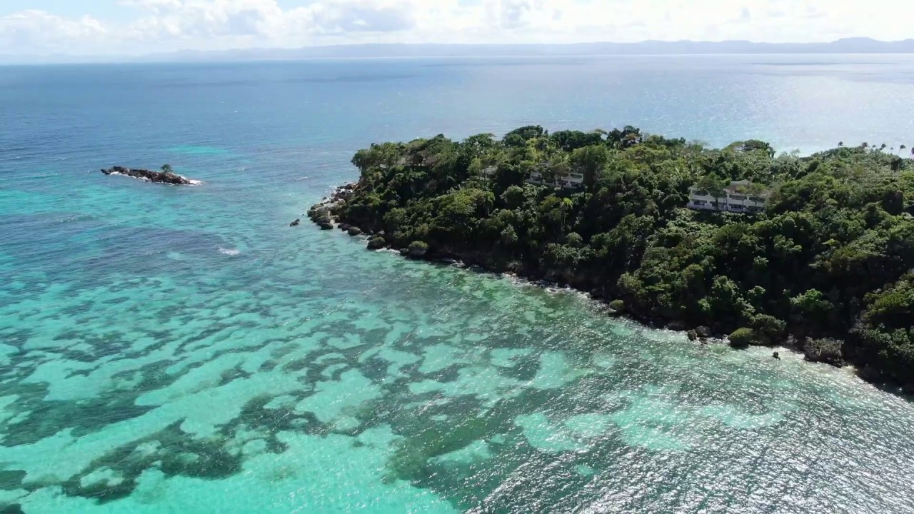 🇩🇴 Остров Кайо Левантадо, Самана, Доминиканская республика [4k с воздуха, Mavic 2 Zoom]