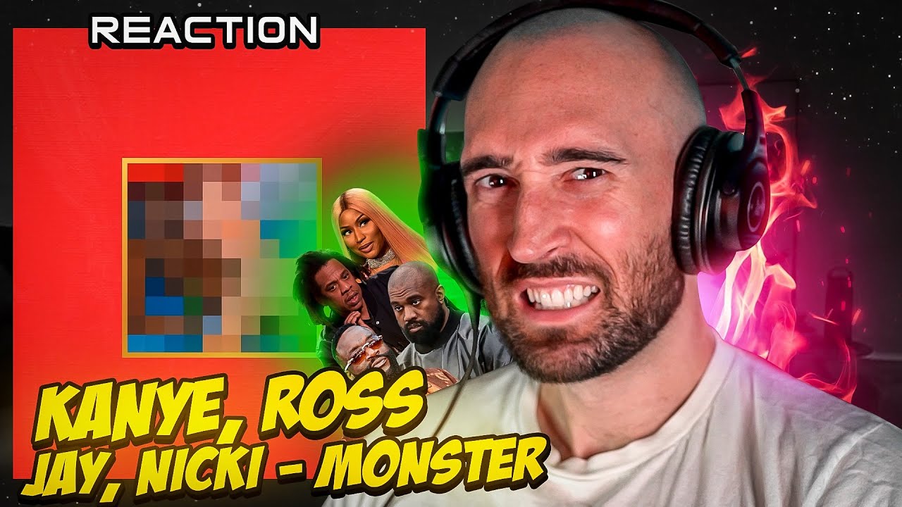 KANYE WEST, RICK ROSS, JAY Z, NICKI MINAJ  - MONSTER [MUSICIAN REACTS]
