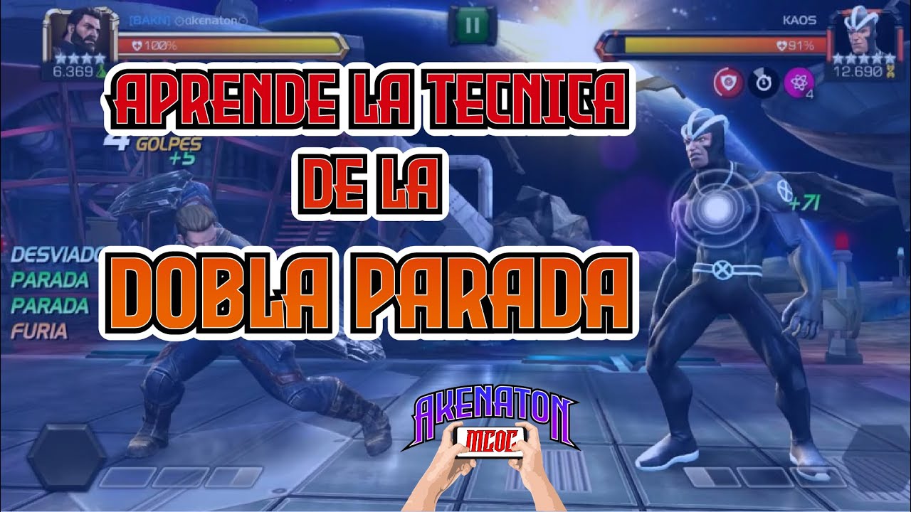 Aprende la DOBLE PARADA MCOC