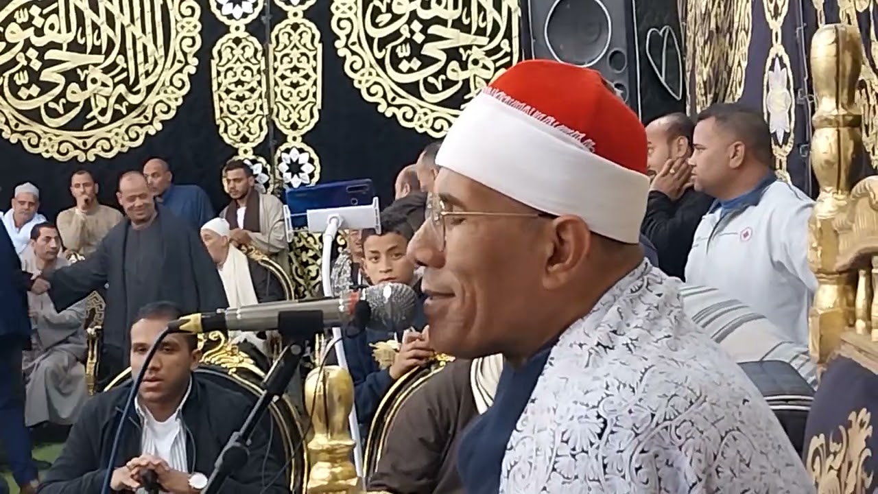الشيخ عبد الفتاح الطاروطي في عزاء عائلات الحوت بقريه جبارس مركز ومدينه ايتاي البارود بمحافظه البحيره