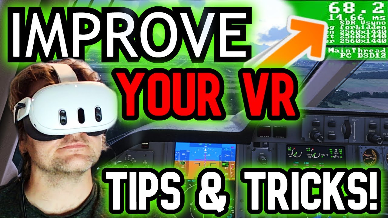 EASY VR TIPS TO BOOST FPS in MSFS 2024 TODAY! For ALL VR Headsets! SET & FORGET VR SETTINGS