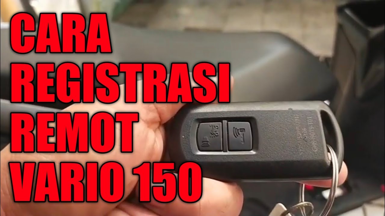 CARA MENDAFTARKA REMOT VARIO 150 2021