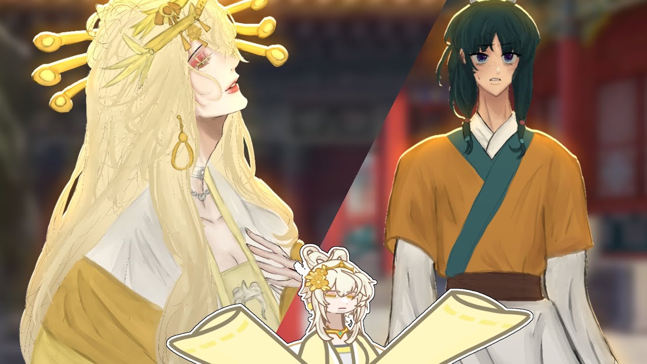 If aether (and lumime??) was in the apothecary diaries as a consort! 🌿👑 [] lazy [] gacha life 2