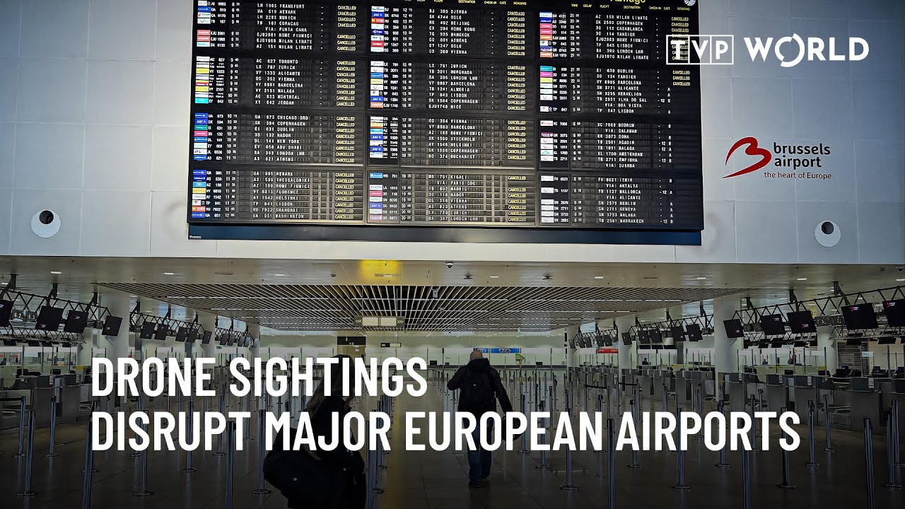 Drone sightings disrupt major European airports | Top Reports