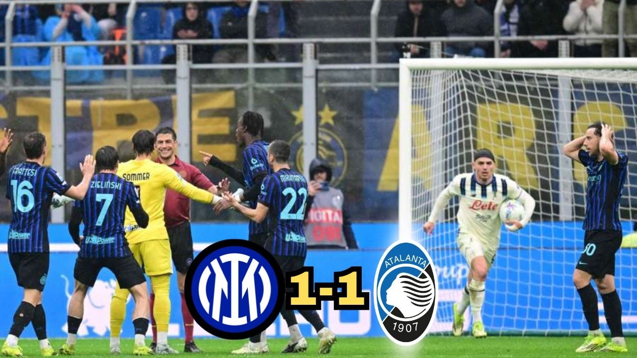 INTER 1-1 ATALANTA: INTER PAREGGIA IN UNA PARTITA CON ARBITRAGGIO POLEMICO! CHIVU INFURIATO!