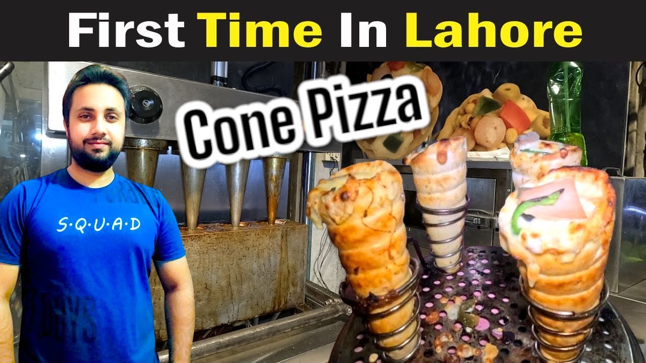 Pizza Cone In Lahore | Delicious Cone Pizza | Itna Sasta | Full Cheesy