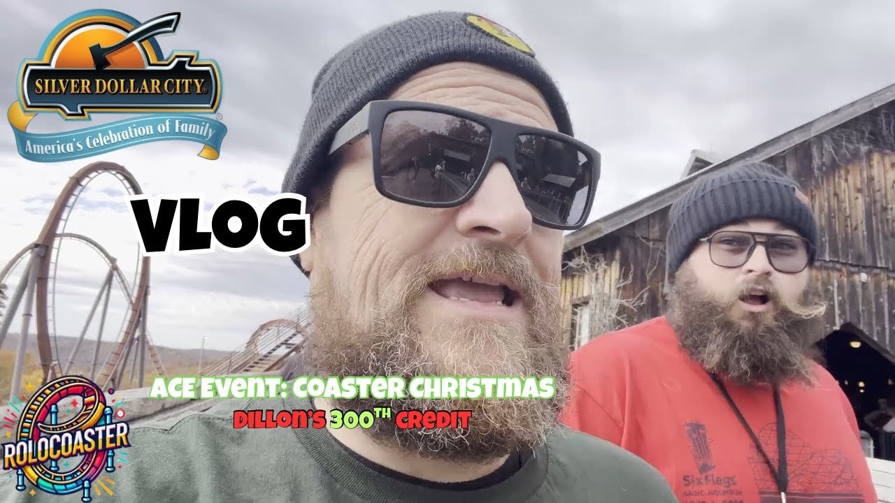 Coaster Christmas 2025🎄🎢 | Dillon Hits 300th Credit at Silver Dollar City! #vlog #rollercoaster