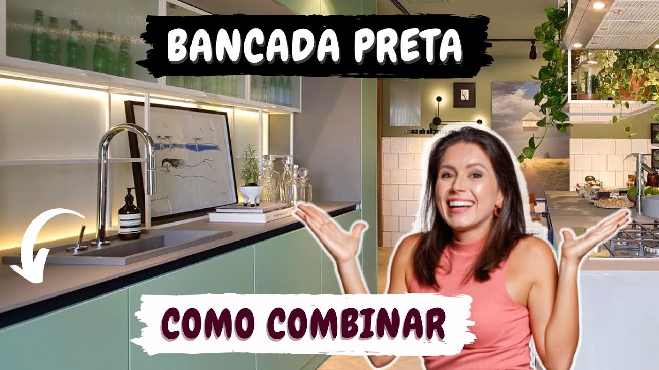 BANCADA PRETA NA COZINHA - COMO COMBINAR?