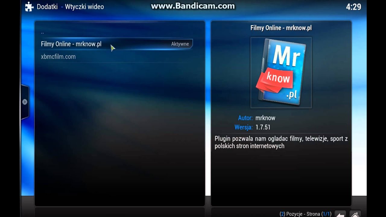 KODI instalacja + mrknow