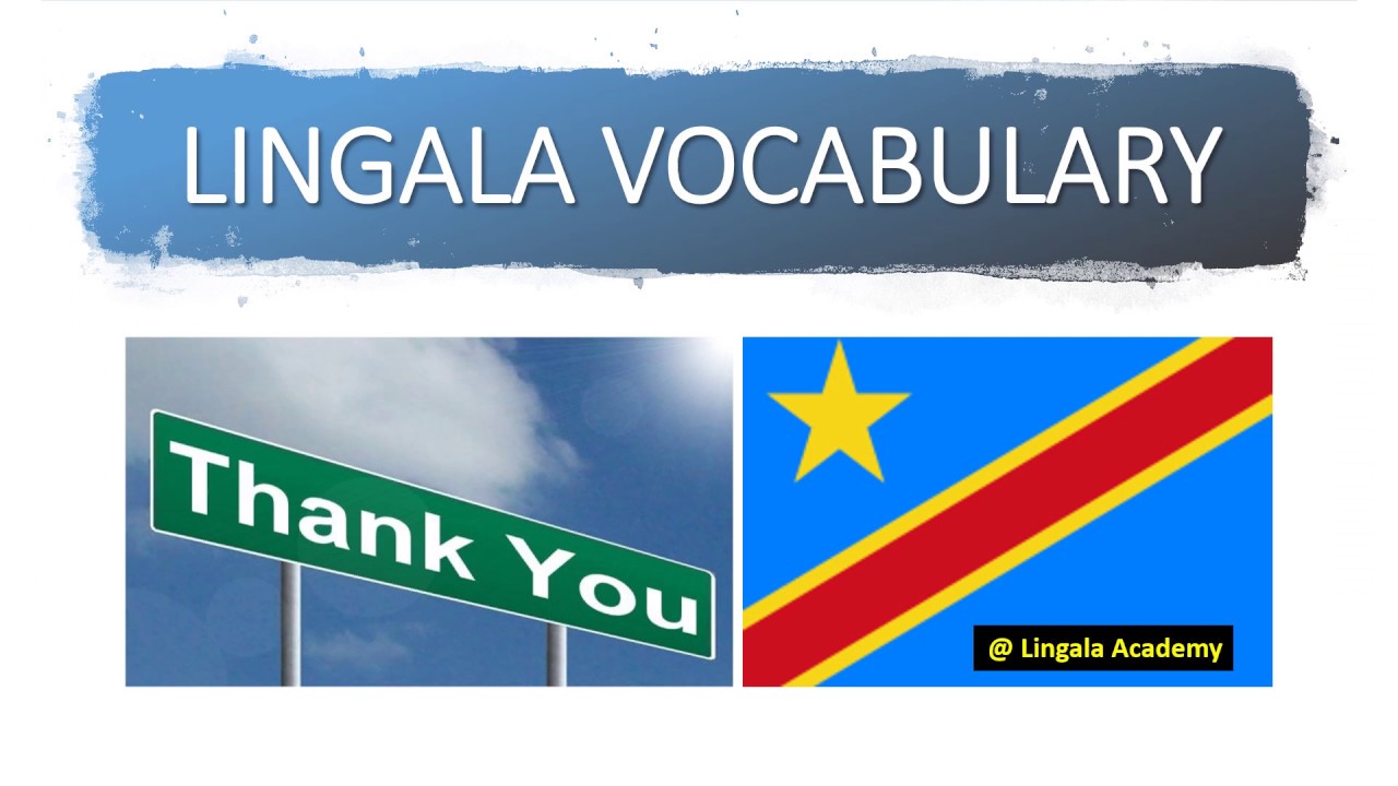 THANK YOU IN LINGALA
