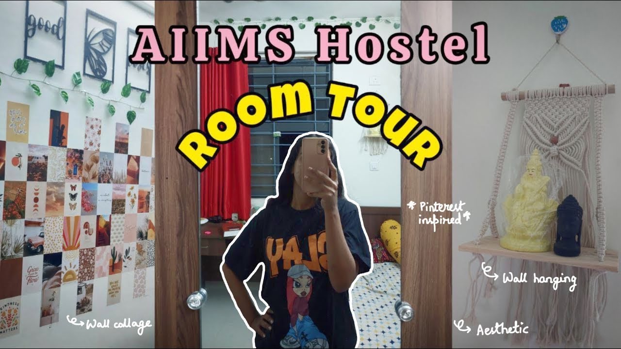 Экскурсия по комнатам хостела AIIMS Kalyani Girls | Эстетический декор Pinterest | #экскурсия по ...