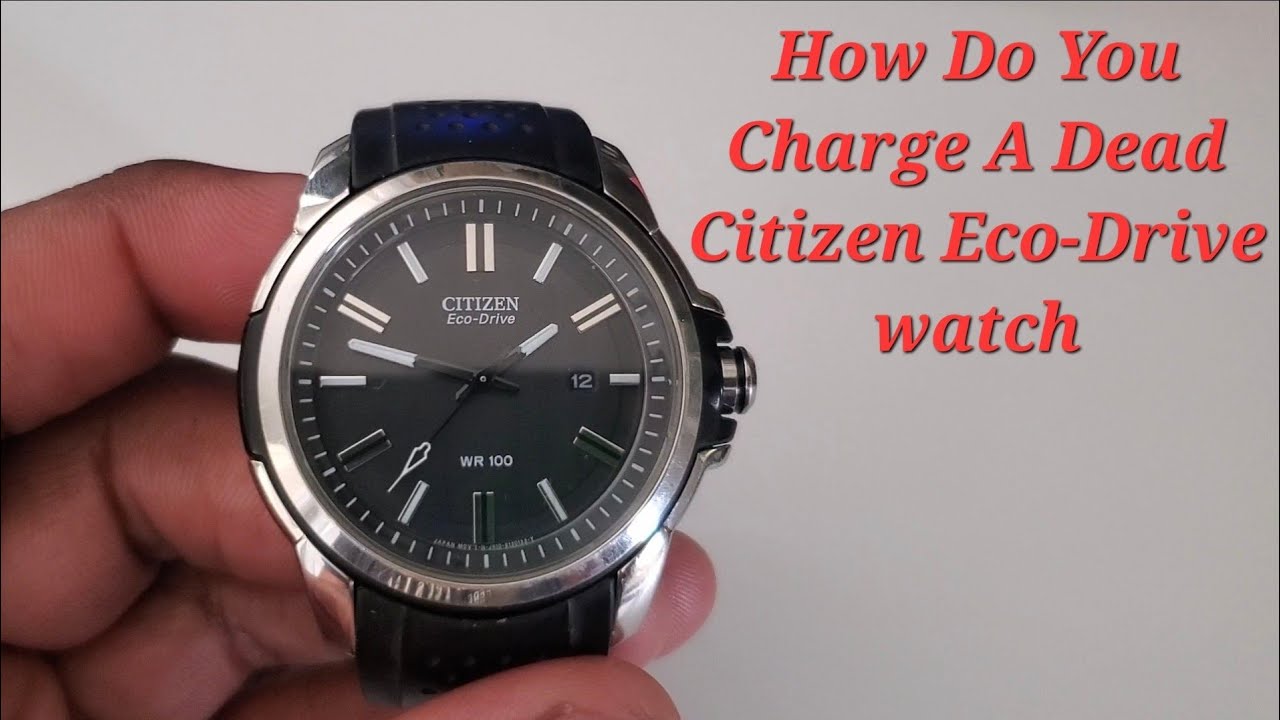 QUICK & EASY - Citizen Eco-Drive Charging A Dead Watch