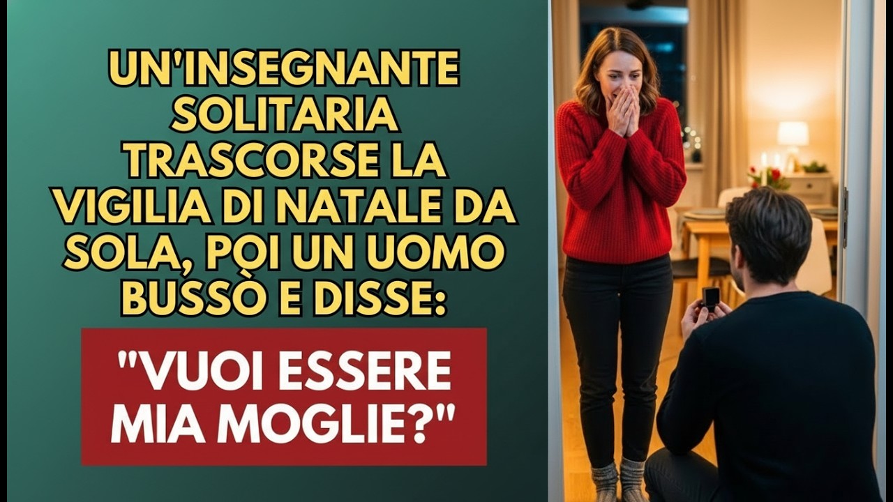 Un'insegnante Solitaria Trascorse La Vigilia Di Natale Da Sola, Poi Un Uomo Buss&ograve; E Disse_ _Vuoi