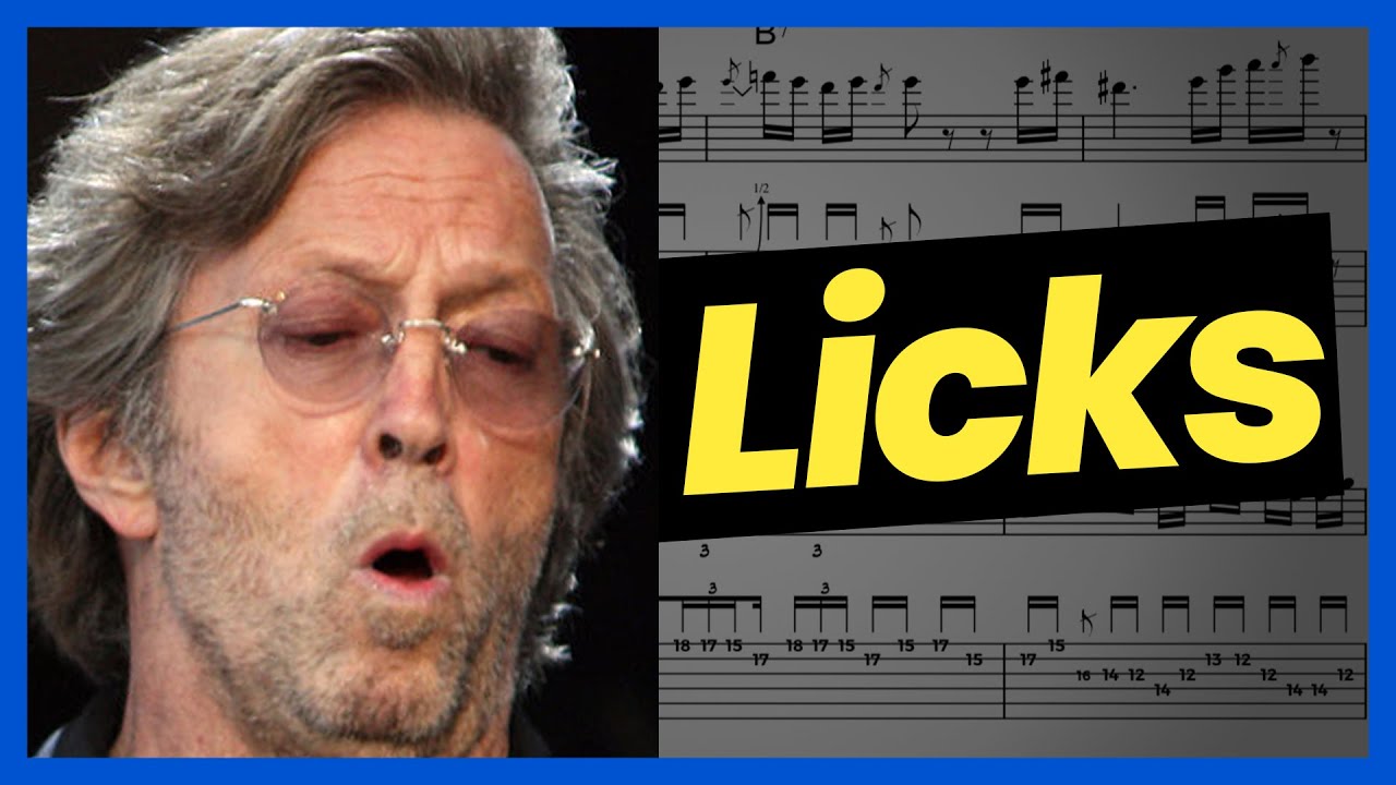 10 Eric Clapton licks with TAB