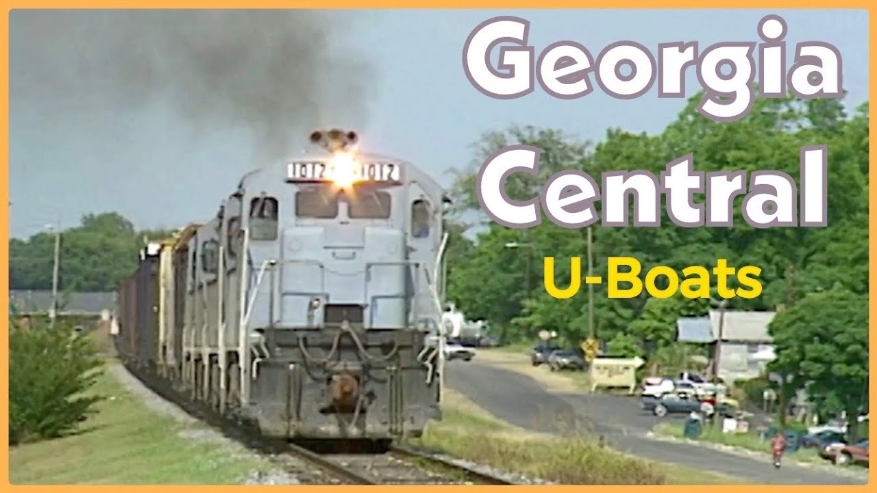 Georgia Central Railway in the 1990s - GE “U-Boat” U30B and U33B Locomotives