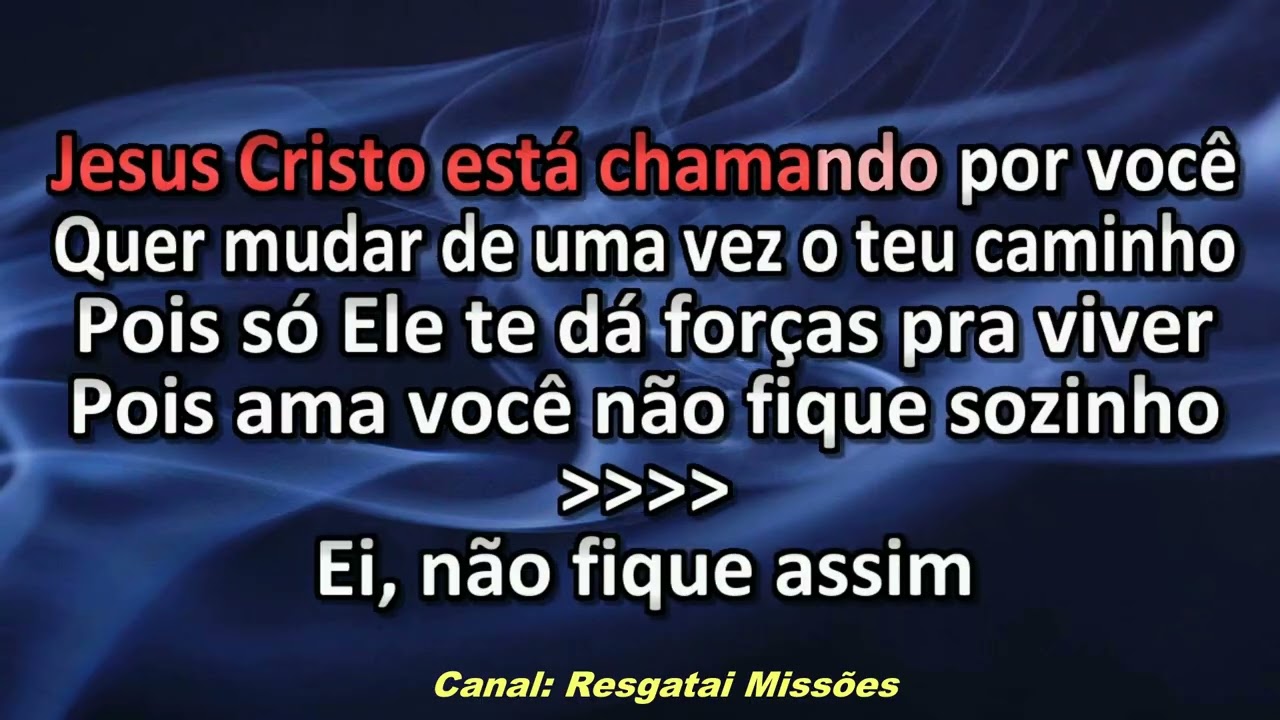 Nando Menezes - Jesus Te Chama - Playback - Karaokê
