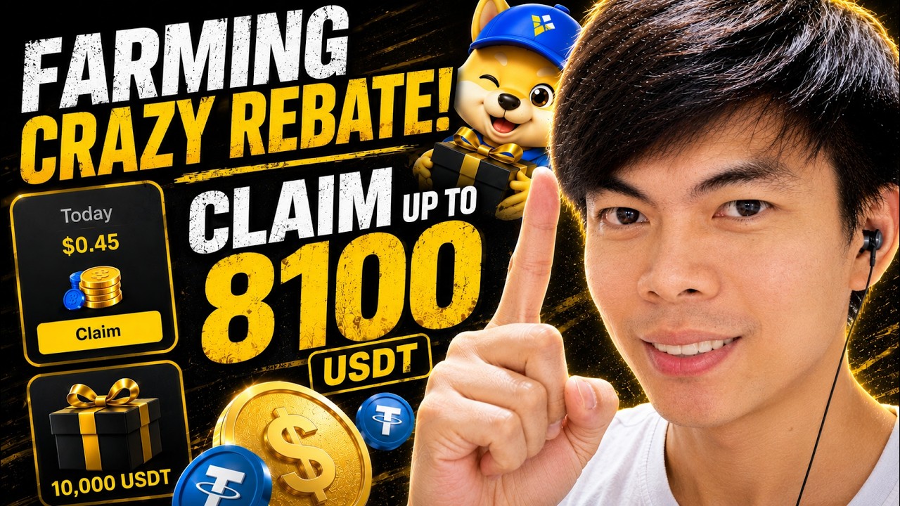 FARM THIS CRAZY REBATE UP TO 8100 USDT