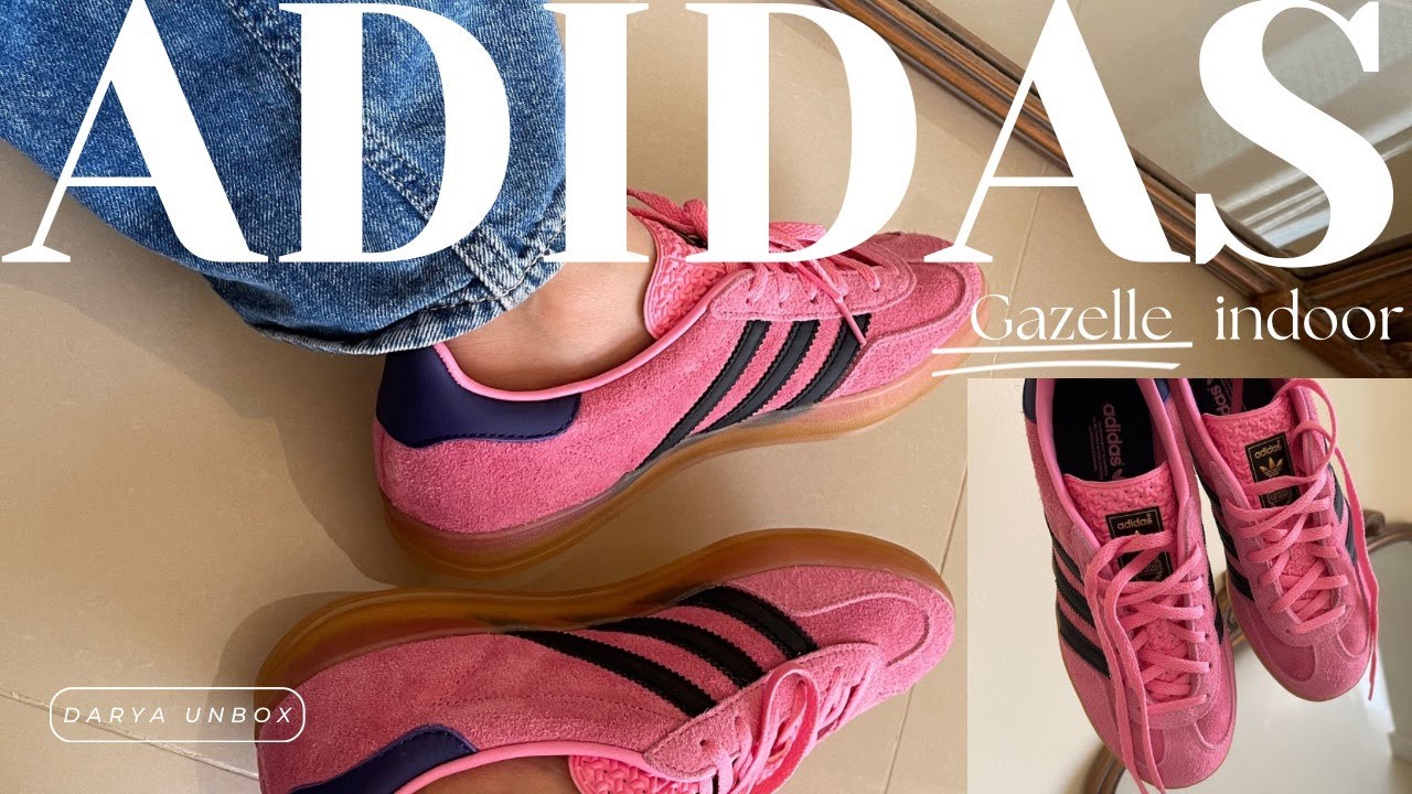 ADIDAS Gazelle indoor shoes unboxing | Adidas Gazelle pink 