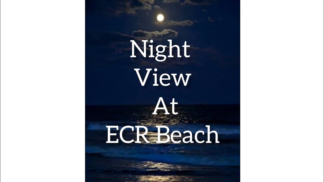 Night View At ECR Beach#chennai#beach#travel#trending#youtubeshorts#ytshorts#viralvideo#nature#love