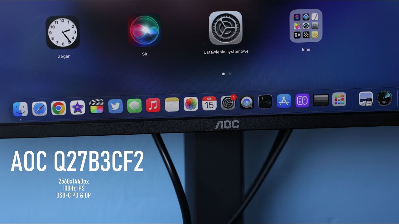 AOC Q27B3CF2 | Recenzja - dobry biurowy monitor z USB-C!