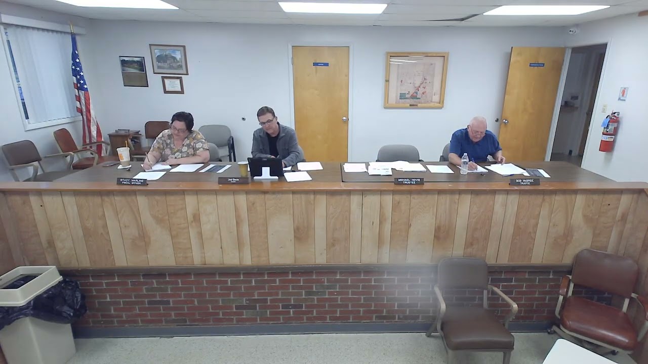 Bazetta Township Trustees 3 10 26 Regular Meeting
